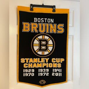 Boston Bruins Dynasty Banner.